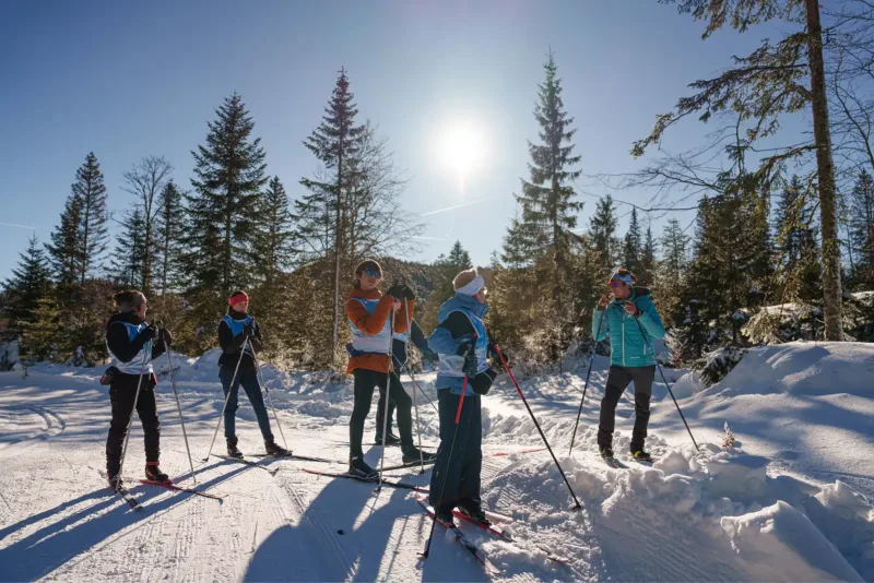 Cours collectifs de ski nordique à l'ESi